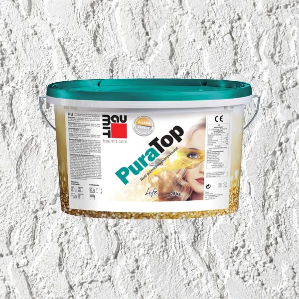 Baumit PuraTop vakolat - 3mm dörzsölt